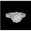 Image 2 : 1.65 ctw Diamond Ring - 14KT White Gold
