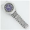 Image 5 : Rolex Mens Stainless Steel Blue Vignette 3 ctw Diamond Datejust Wristwatch With