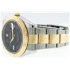 Image 8 : Rolex Mens Yellow Gold And Stainless Steel 41MM Black Roman Datejust 2 Wristwatc