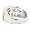 Image 3 : 0.58 ctw Diamond Half-Dome Band - 14KT White Gold
