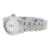 Image 6 : Rolex Ladies Stainless Steel White Diamond 26MM Datejust Wristwatch