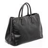 Image 2 : Prada Black Leather Saffiano Lux Tote Bag