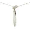 Image 1 : Tiffany & Co. Frank Gehry 16" 18k White Gold Orchid Diamond Pendant Necklace