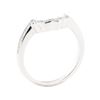Image 4 : 0.25 ctw Diamond Shaped Band - 14KT White Gold