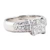 Image 1 : 0.96 ctw Diamond Ring - 14KT White Gold