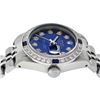 Image 2 : Rolex Ladies Stainless Steel Blue Diamond & Sapphire Datejust Wristwatch