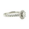 Image 1 : 1.36 ctw Diamond Engagement Ring - 14KT White Gold