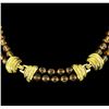 Image 2 : 0.53 ctw Diamond Necklace - 18KT Yellow Gold