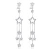 Image 1 : 14k White Gold 0.90CTW Diamond Earrings, (SI1 /J)