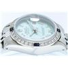 Image 4 : Rolex Ladies Stainless Steel Ice Blue Diamond & Sapphire Datejust Wristwatch