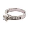 Image 1 : 0.75 ctw Diamond Ring - 14KT White Gold