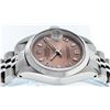 Image 5 : Rolex Ladies Stainless Steel Salmon Dial 26MM Datejust Wristwatch