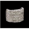 Image 1 : 14KT White Gold 2.30 ctw Diamond Ring