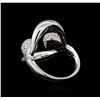 Image 3 : 0.89 ctw Diamond Ring - 14KT White Gold