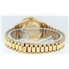 Image 7 : Rolex Ladies 18K Yellow Gold Blue Vignette Diamond Datejust President Wristwatch