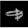 Image 1 : 0.37 ctw Diamond Ring - 14KT White Gold
