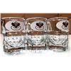 Image 1 : Bear design glass set of 3