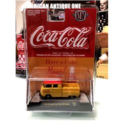 2019 USA Coca-Cola minicar 1959 model Volkswagen double cab truck USA model