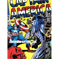 49cm Captain America Marvel Wooden Sign