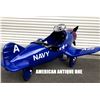 Image 8 : US Navy Airplane Ride On Pedal Car