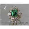 Image 1 : RHJ Unique Simulated Emerald (YAG) Ring  #1031656
