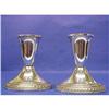 Image 1 : Pair of Sterling CANDLESTICKS #1031789