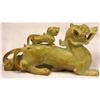 Image 1 : JADE LION & CUB CARVING #1031818