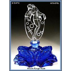 MOULIN ROUGE TANZANITE BLUE GLASS PERFUME #1032003