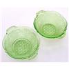Image 1 : Lancaster Depression Glass DEBRA Fruit Bowls 2 #1032210