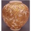 Image 1 : Consolidated Glass Gold Pine Cone Vase #1032222