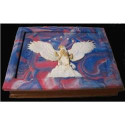 Incolay American Eagle Jewelry or Dresser Box  #1032266