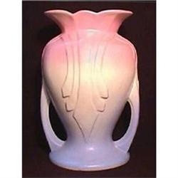 Hull Granada 49-9 Pink , Cream and Blue Vase #1032284