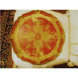 WOODEN HANDPAINTED TRAY #1032287