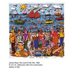 Not Just A Fish Tail   AP 3D by James Rizzi #1032293