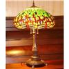 Image 1 : Gorgeous Stained Glass Desk Lamp #1032312