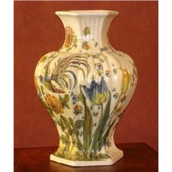 Stunning Porcelain Vase w/ Floral Design #1032314