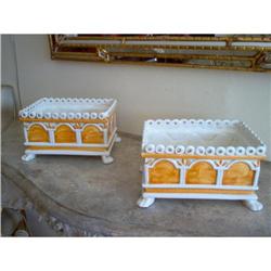 Pair Ceramic Planters #1032325