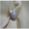 Image 1 : GENTLEMAN'S LAVENDER JADEITE RING / 14K #1032351