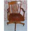 Image 1 : Solid Oak Windsor Banker's  Chair  #1032363