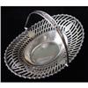 Image 1 : Pierced Silver Plate Cake / Bread Basket #1032382