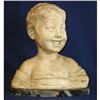 Image 1 : 1920s French Stone Bust of Laughing Child #1032399