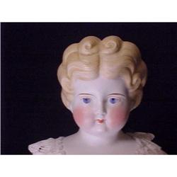 Parian doll with cork stuffed body and label #1032439