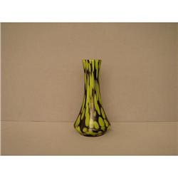 Vase Green  &  Black  Mottled 50s #1041501