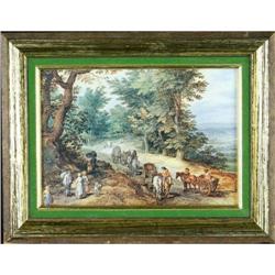 Two Landscape, prints entitled ?Traveled Roads?#1041517