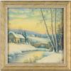 Image 1 : Two Landscape prints entitled ?Winter Bridge? #1041518