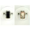 Image 1 : Antique FLIP RING BLACK ONYX CAMEO DIAMOND #1041845