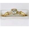 Image 1 : ANTIQUE 14k  DIAMOND Engagment Ring #1041847