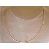 Image 1 :  14k GOLD FOXTAIL  CHAIN AND NECKLACE #1041859