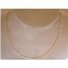 Image 1 :  14k GOLD FOXTAIL  CHAIN AND NECKLACE #1041859