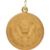 Image 1 : GOLD Pendant ST. CHRISTOPHER US ARMY #1041910